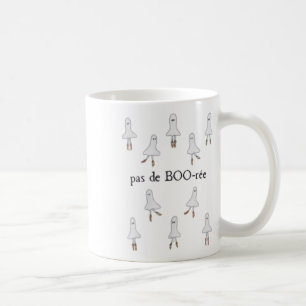Ghost Pas De Boo-rée Llet Dancer Spooky Halloween Kaffeetasse