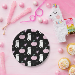 Ghost Pastel Halloween Geburtstag Pappteller