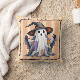 Ghost-Patchwork-Quilt mit HexenHat Kissen