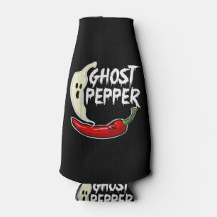Ghost Pepper Funny Spicy Hot Halloween Ghost Peppe Flaschenkühler