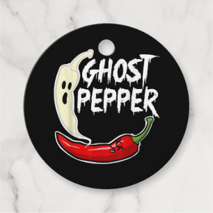 Ghost Pepper Funny Spicy Hot Halloween Ghost Peppe Geschenkanhänger