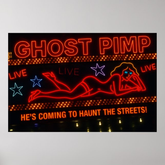 Ghost Pimp Movie Poster (Vorne)