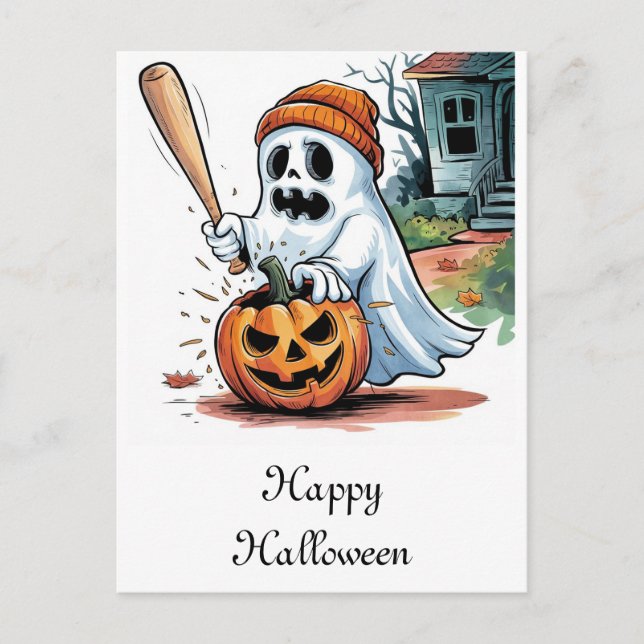 Ghost Postkarte (Vorderseite)