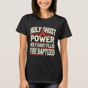Ghost Power Christlich Faith T-Shirt