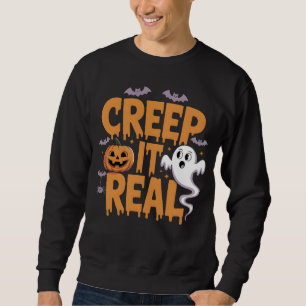 Ghost Pumpkins und Fledermäuse, die wirklich zu Ha Sweatshirt