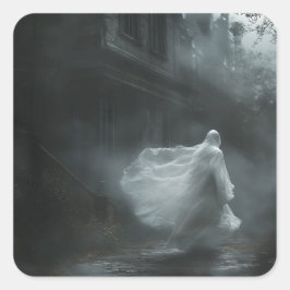 Ghost Quadratischer Aufkleber