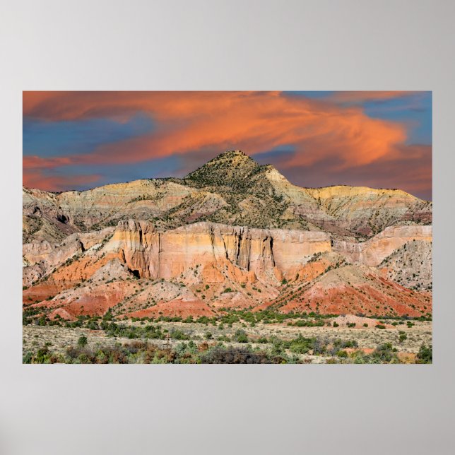 Ghost Ranch Mountain Pastels Poster (Vorne)