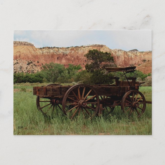 Ghost Ranch Wagon, Foto von JLH Postkarte (Vorderseite)