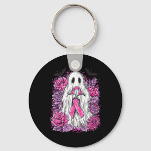 Ghost Ribbon Breast Cancer Awareness Halloween Flo Schlüsselanhänger