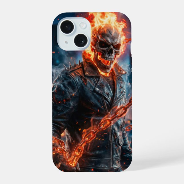 Ghost Rider Phone Case. iPhone 15 Hülle (Rückseite)