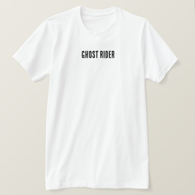Ghost Rider T - Shirt - Der Geist des Flammenskulp (Design vorne)
