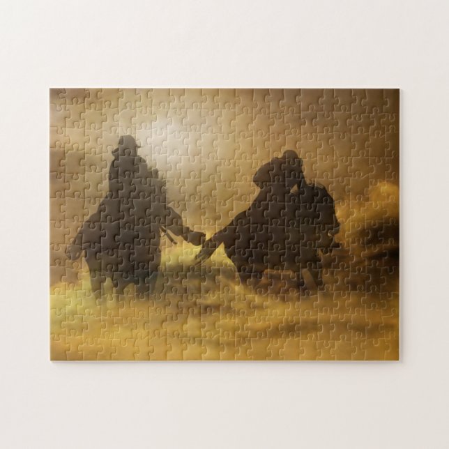 Ghost Riders Cowboy Country Western Puzzle (Horizontal)