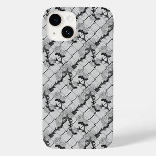 Ghost-Rose Klettern eines Kettenverbindungszauns N Case-Mate iPhone Hülle