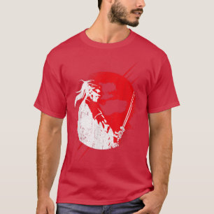 Ghost Samurai Maske Warrior Samurai Schwerter Bush T-Shirt