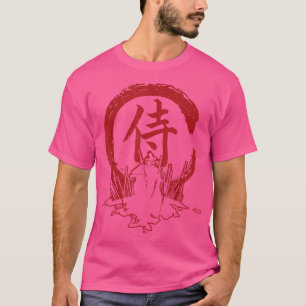 Ghost Samurai Maske Warrior Samurai Schwerter Bush T-Shirt