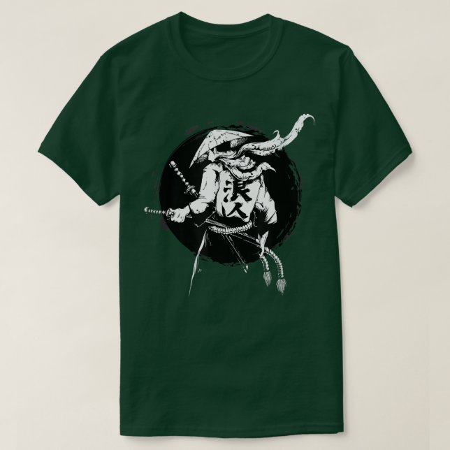 Ghost Samurai Warrior Way Of The Bushido Samurai M T-Shirt (Design vorne)