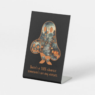 Ghost Sarcasm Funny Halloween Dekor Sockelschild