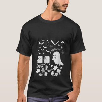 Ghost Scares Bücher Halloween Lehrer Halloween Pa T-Shirt