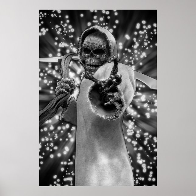 Ghost-Sensenmann Poster (Vorne)