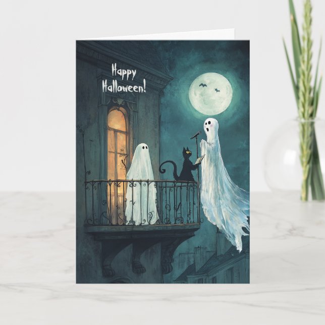 Ghost Serenade Dankeskarte (Vorderseite)