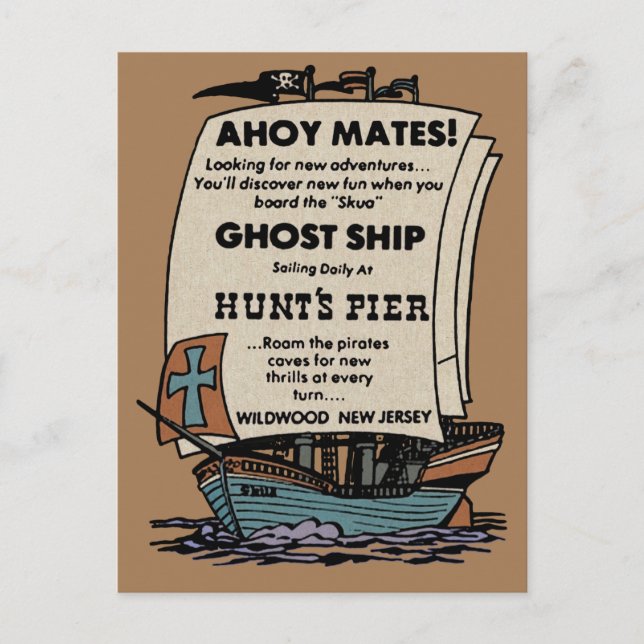 Ghost Ship SKUA Wildwood Postkarte (Vorderseite)