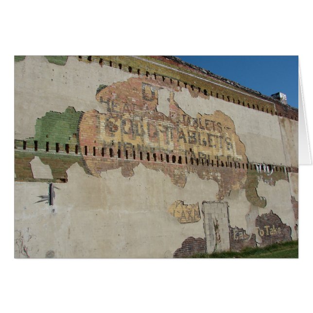 Ghost Sign in Brighton, Iowa (Vorderseite (Horizontal))