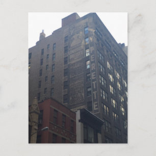 Ghost Signs Garment District Architecture New York Postkarte