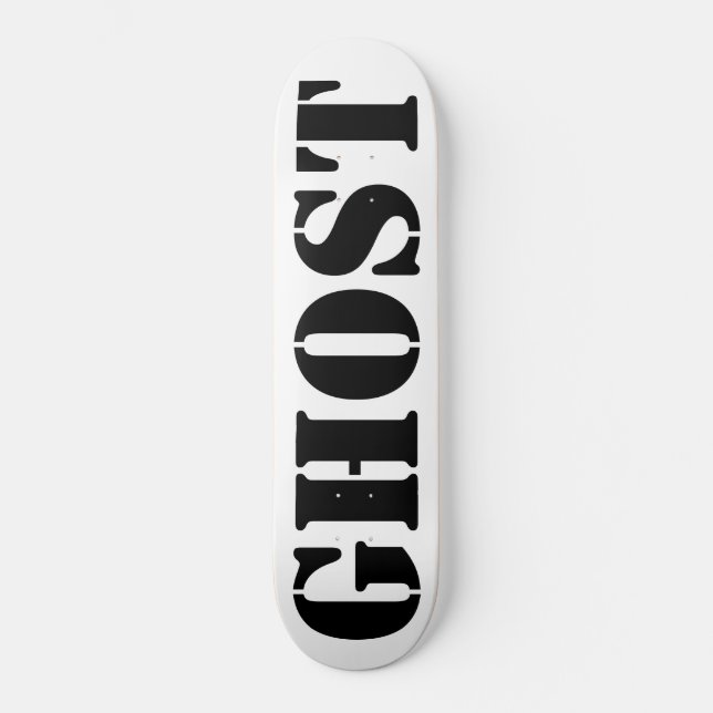 GHOST Skateboard (Vorderseite)