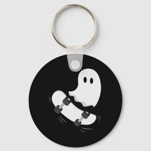 Ghost Skateboard Lazy Halloween Kostüm Spaß Skateb Schlüsselanhänger
