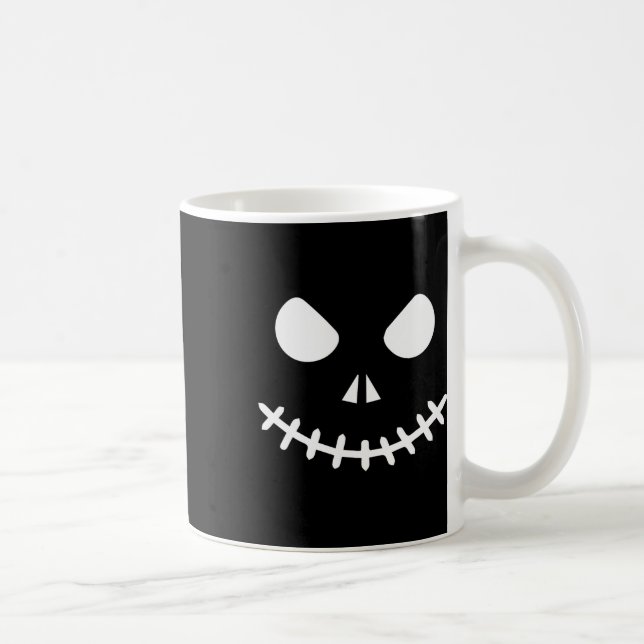 Ghost Skeleton Halloween Kaffeetasse (Rechts)
