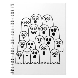 Ghost Spiral Foto Notebook Notizblock