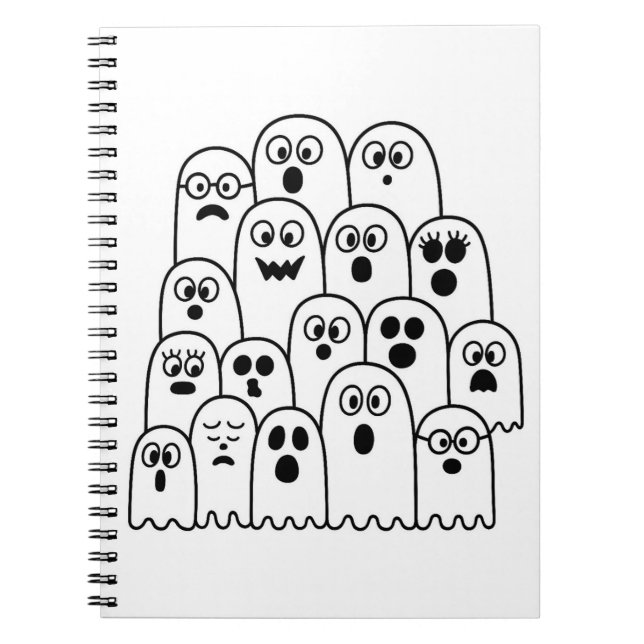 Ghost Spiral Foto Notebook Notizblock (Vorderseite)