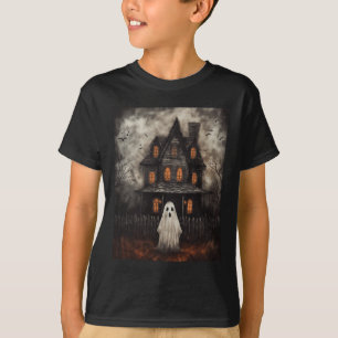 Ghost Spuk House Mitternacht Halloween Ghost Spook T-Shirt