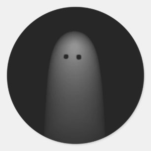 Ghost-Stickers Runder Aufkleber