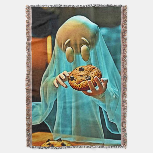 Ghost sucht nach Cookies Decke (Vorderseite Vertikal)