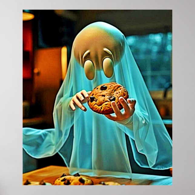 Ghost sucht nach Cookies Poster (Vorne)