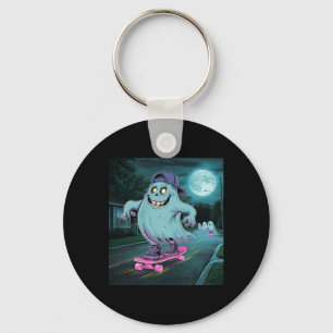 Ghost Summerween gerade für Halloween Gewartet Schlüsselanhänger
