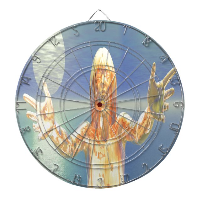 Ghost Sunrise Dartscheibe (vorne)