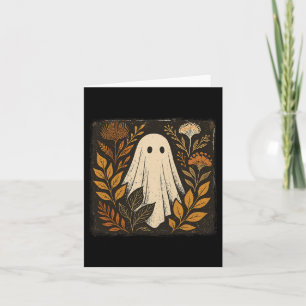 Ghost T-Shirt Herbst Herbst Betrachter Graphic Whi Karte