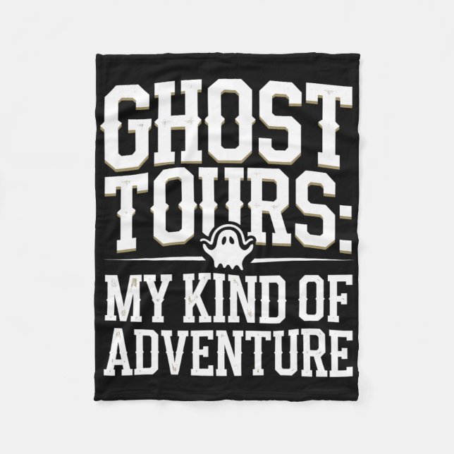 Ghost Tour Paranormal Untersuchung Spooky Adventu Fleecedecke (Vorderseite)