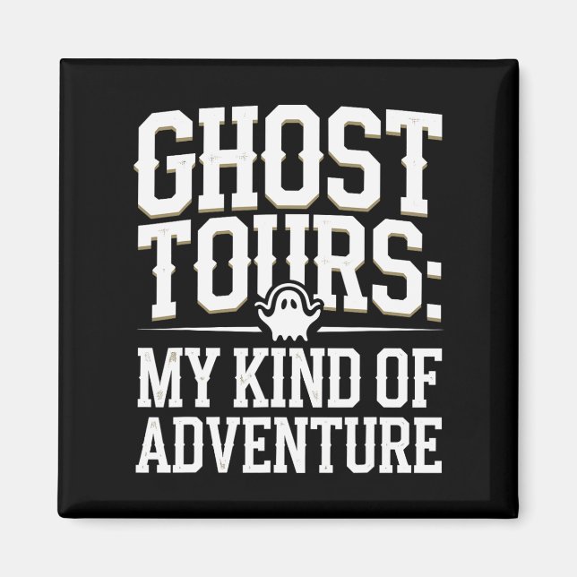 Ghost Tour Paranormal Untersuchung Spooky Adventu Magnet (Vorne)