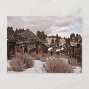 Ghost Town Postcard Postkarte
