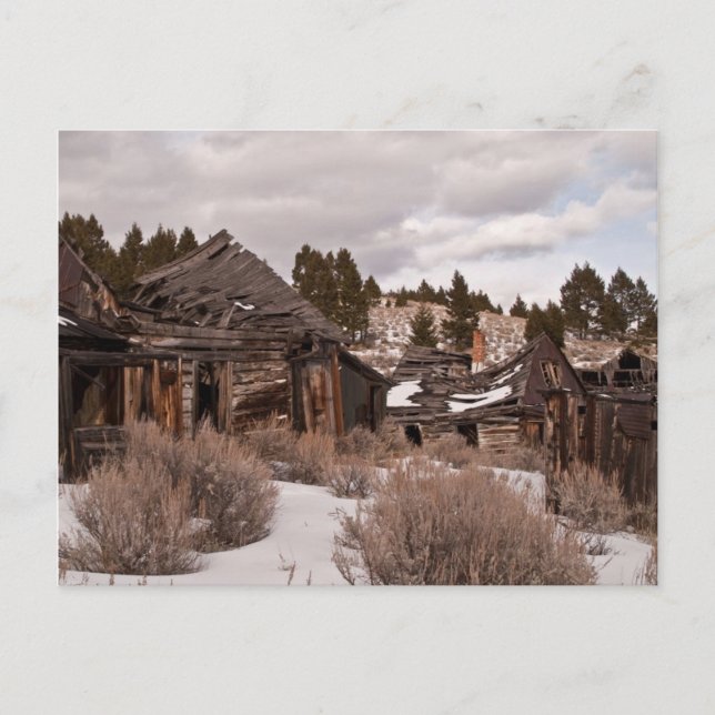 Ghost Town Postcard Postkarte (Vorderseite)
