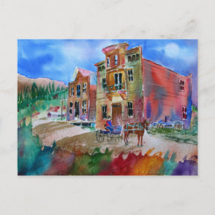 Ghost Town Postcard Postkarte