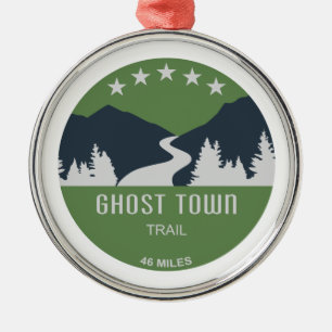 Ghost Town Trail Pennsylvania Ornament Aus Metall