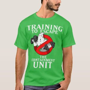 Ghost Training 80er Retro Gym Workout Meme T-Shirt
