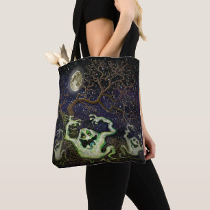 Ghost Tree Tote Bag