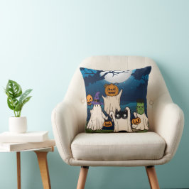 Ghost Trick oder Treaters Throw Kissen