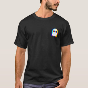 Ghost Trippy Vaporwave Kostüm Halloween Techno ED T-Shirt