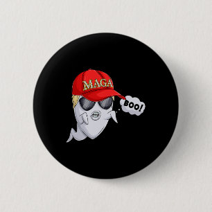 Ghost Trump Halloween-Kostüm Button